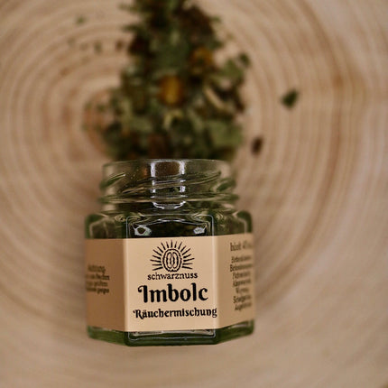 Imbolc Räuchermischung – Jahreskreis Räucherwerk zum Lichtfest · naturrein & handgemacht · Übergang und Neubeginn