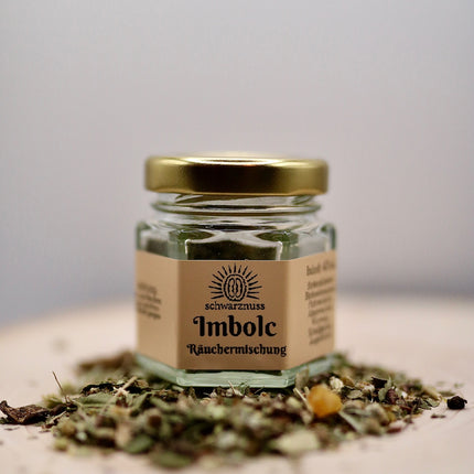 Imbolc Räuchermischung – Jahreskreis Räucherwerk zum Lichtfest · naturrein & handgemacht · Übergang und Neubeginn