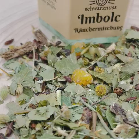 Imbolc Räuchermischung – Jahreskreis Räucherwerk zum Lichtfest · naturrein & handgemacht · Übergang und Neubeginn